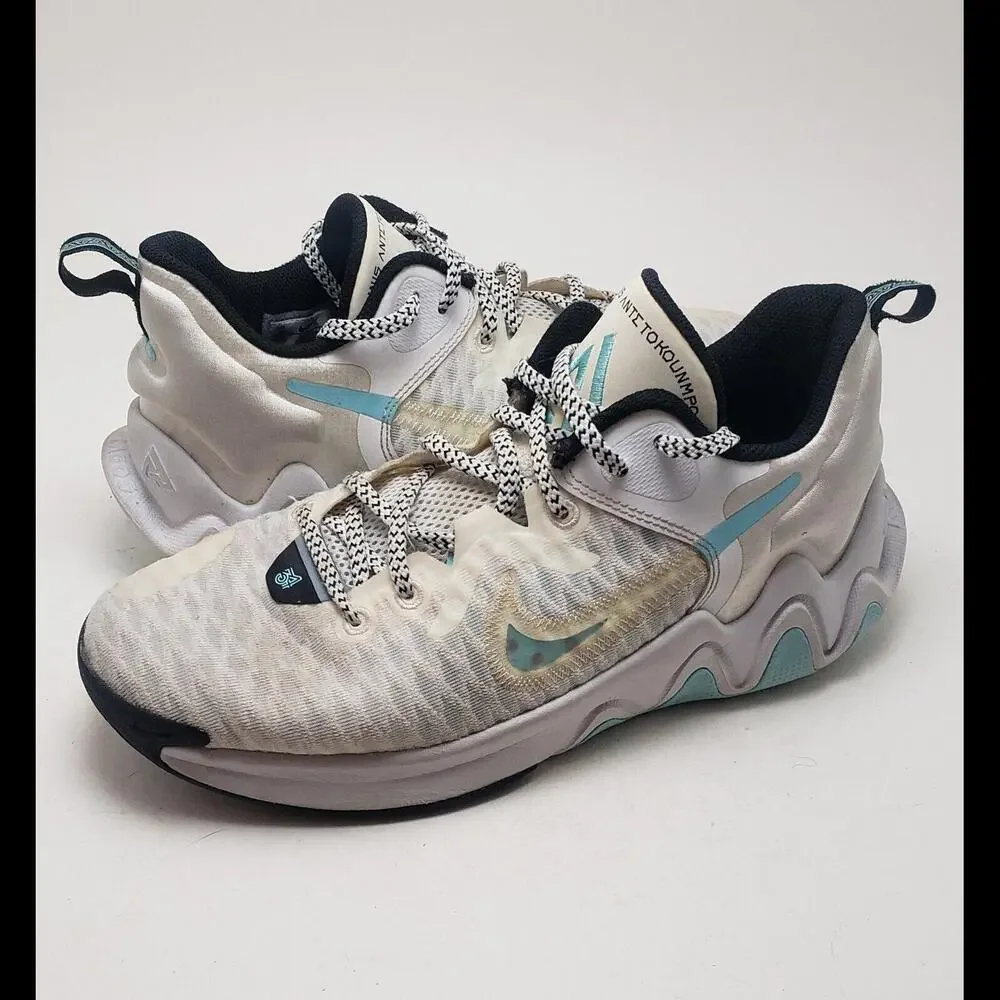 Youth Nike Giannis Immortality DB6081-110 White Basketball Sneakers Shoes Size 7